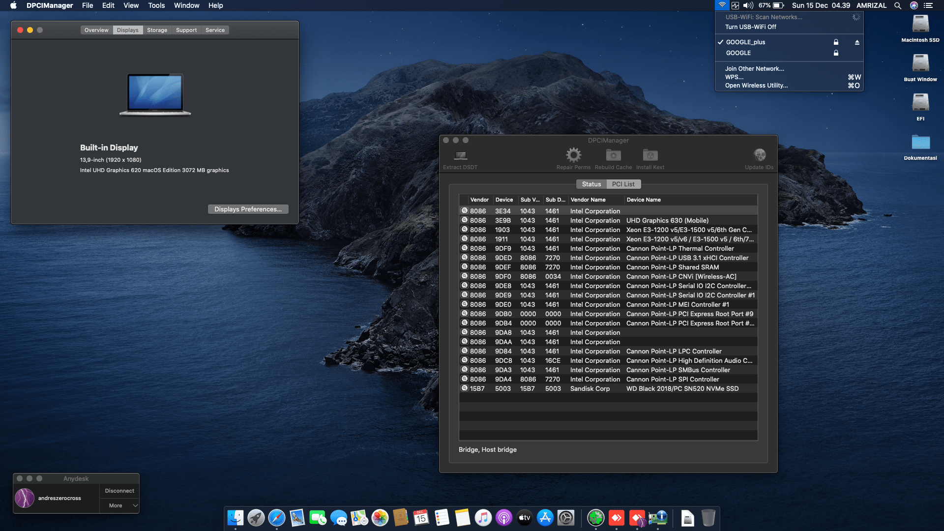 Asus Zenbook UX433FA [WhiskeyLake + Intel UHD 620 + I2C] 2